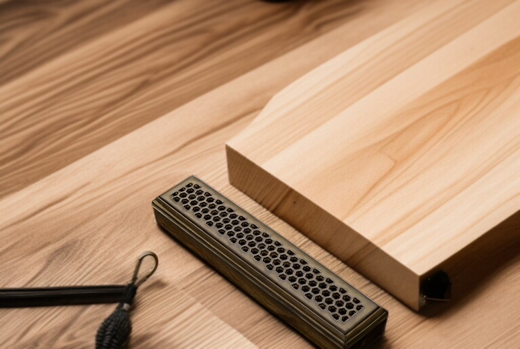 بخور جميل الموضوع في صندوق مربع عصري