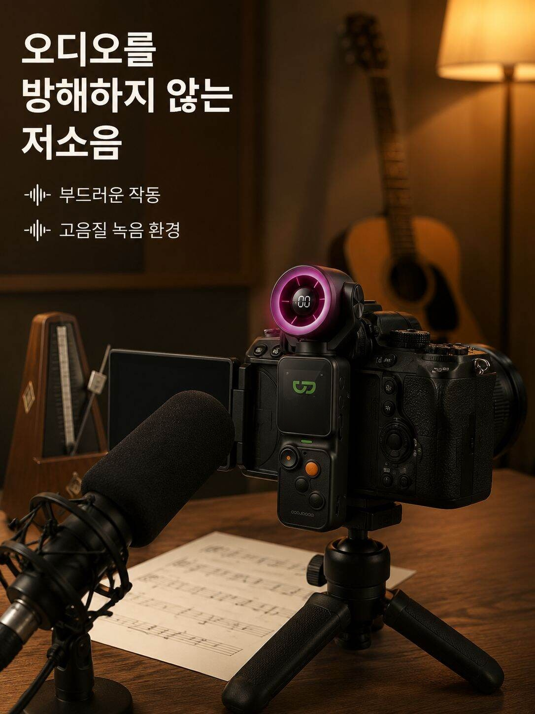 4K 고화질 카메라 전용 쿨링 팬