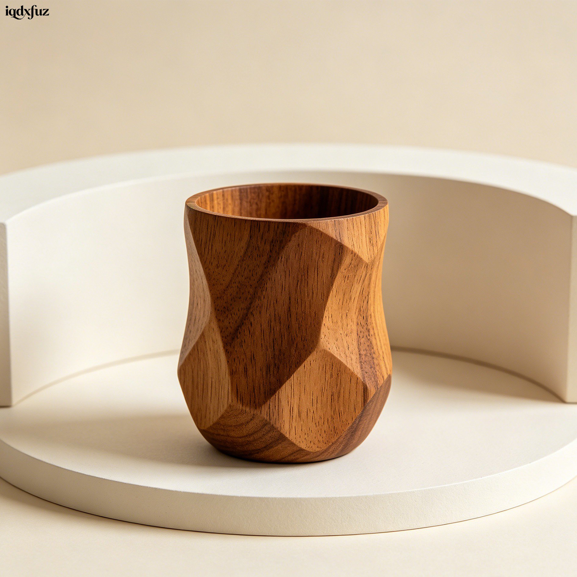 Solid wood mouthwash cups (10 pieces)