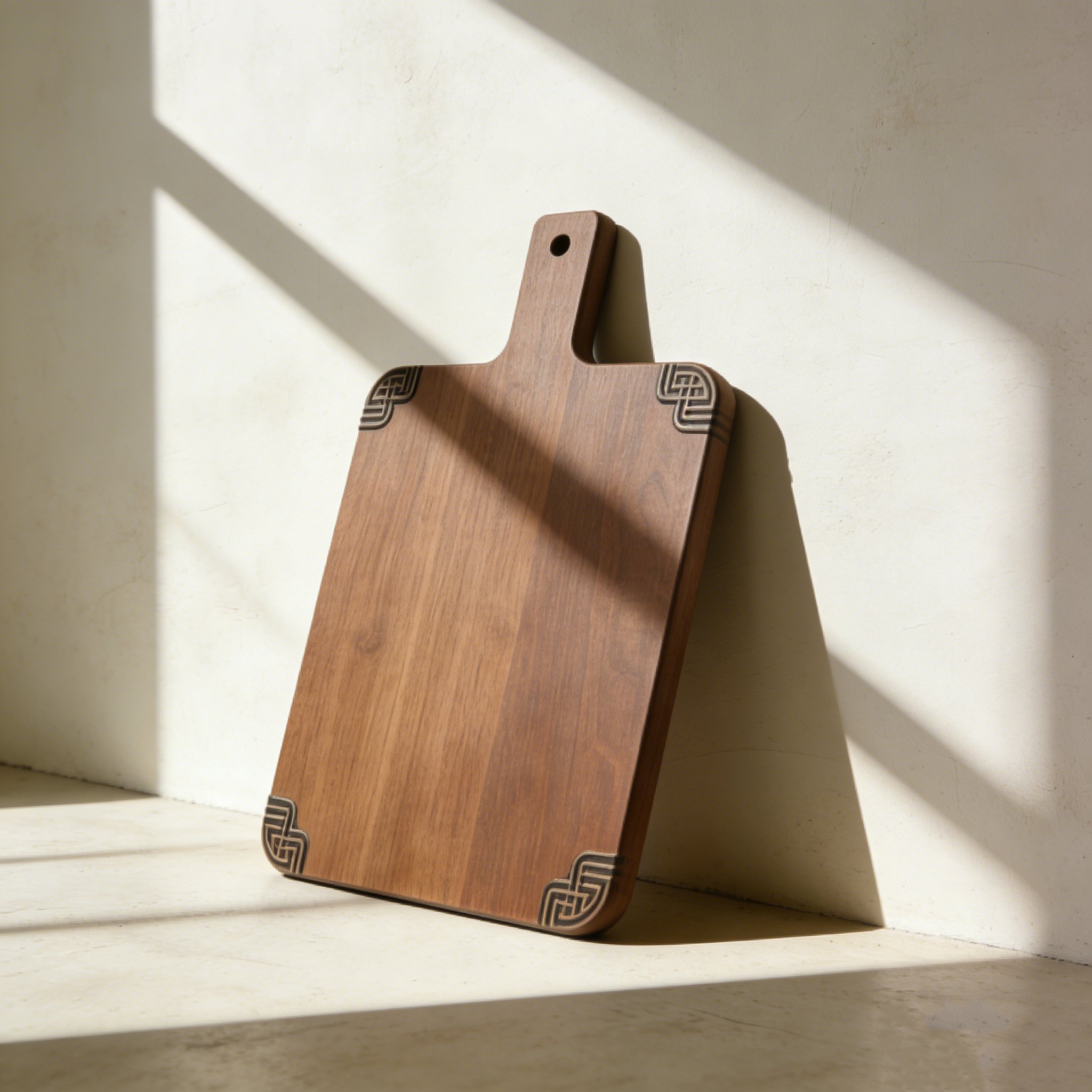 天然木製まな板の美しい木目