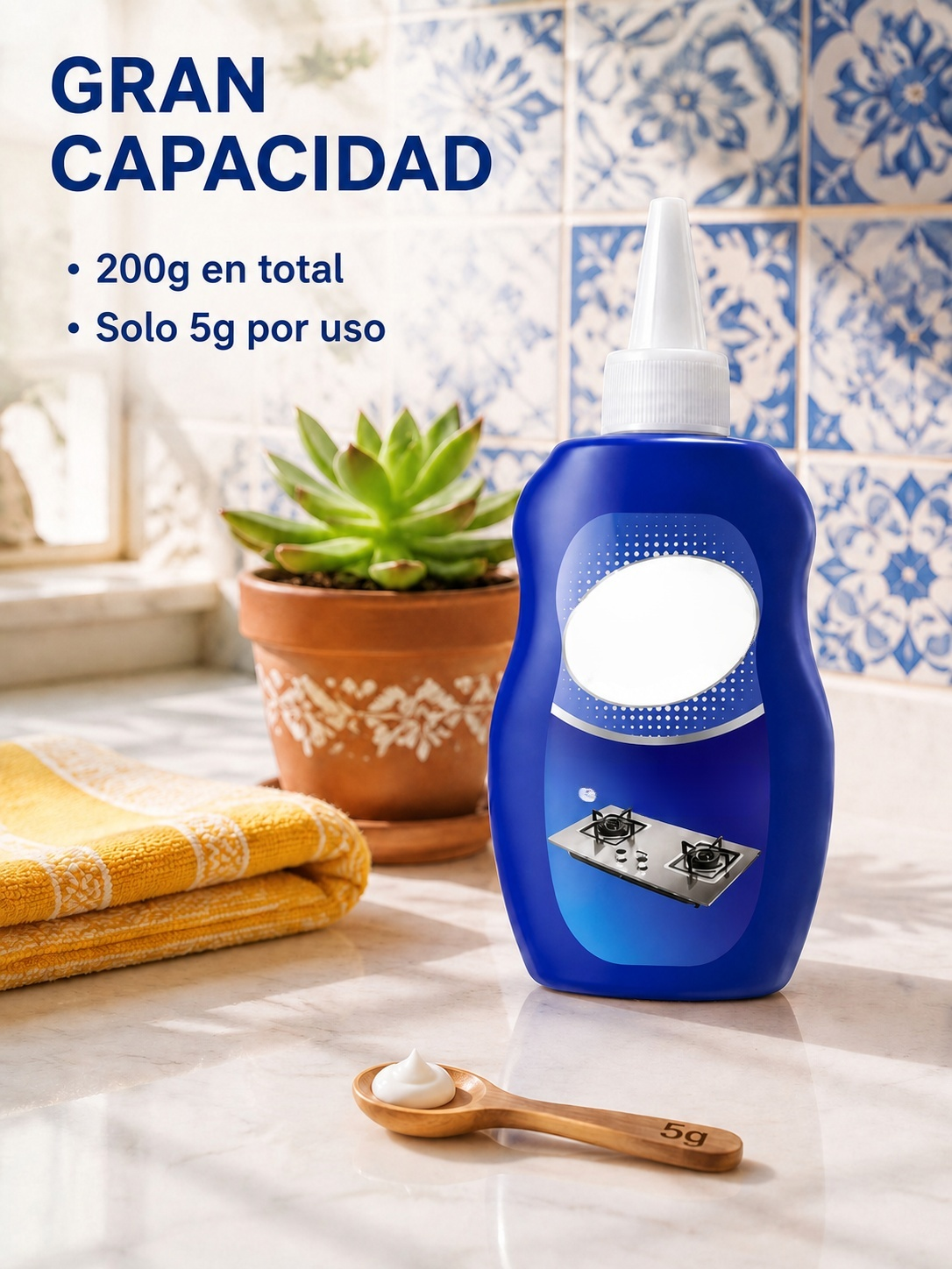 Envase de Limpiador antióxido para parrillas de gas