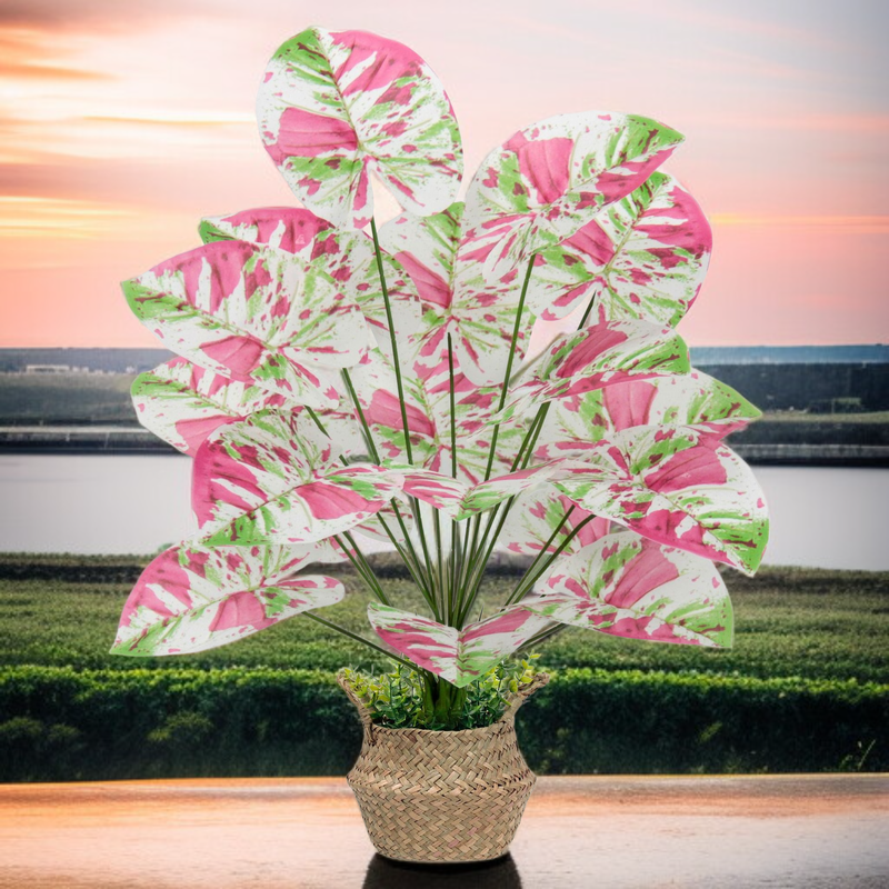 多色人工カラーリリー観葉植物　インテリア装飾用