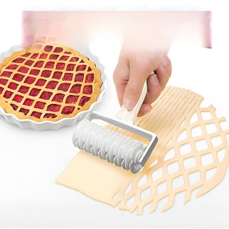 Plastic Pizza Slicer Lattice Roller Baking Kitchen Tool