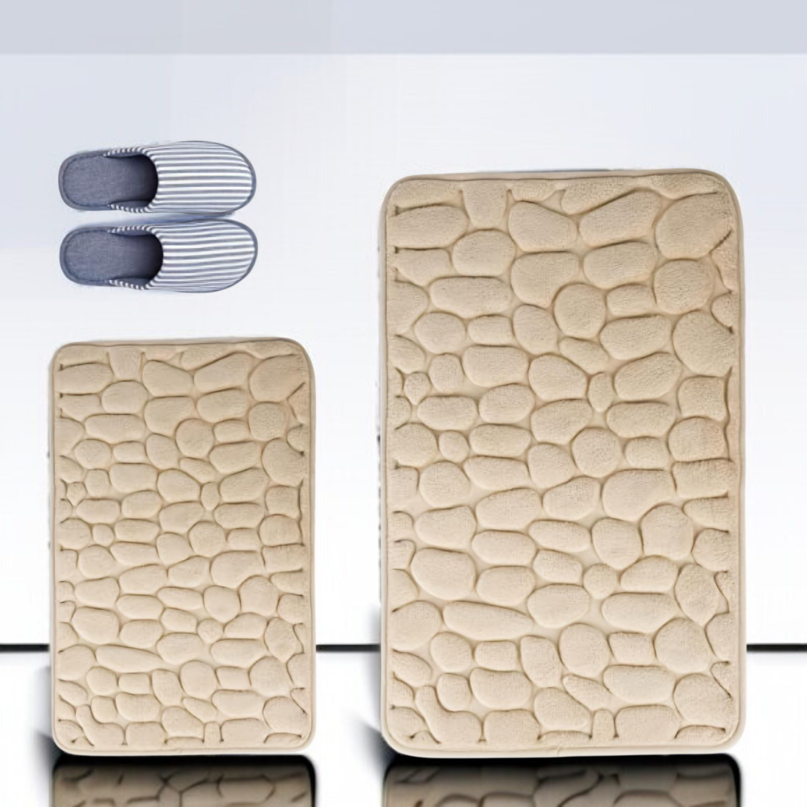 Saugfähige Anti-Rutsch-Matte aus Korallenvlies für das Badezimmer