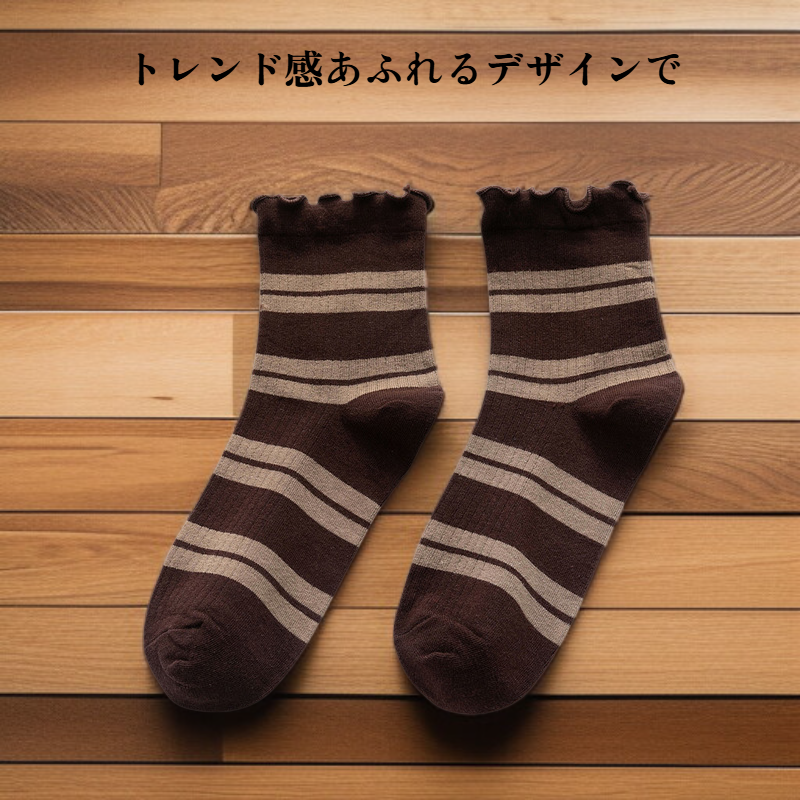 おしゃれスポーツミドルソックス