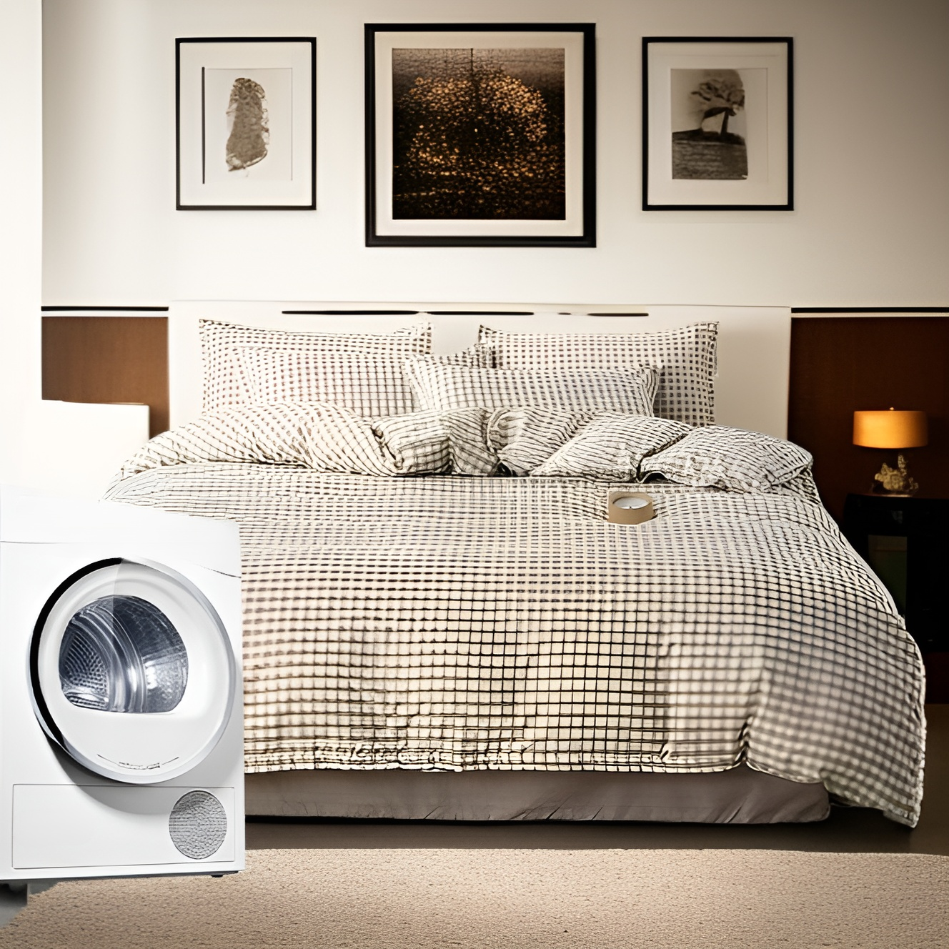 심플한 풍수 세면 침대 위 4개 세트