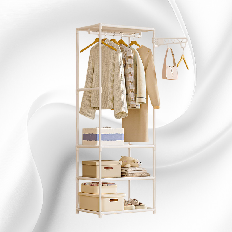 多功能無釘子落地掛衣架