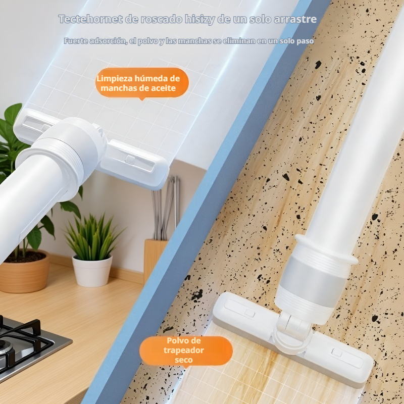Fregona portátil pequeña, limpieza fácil sin lavar a mano