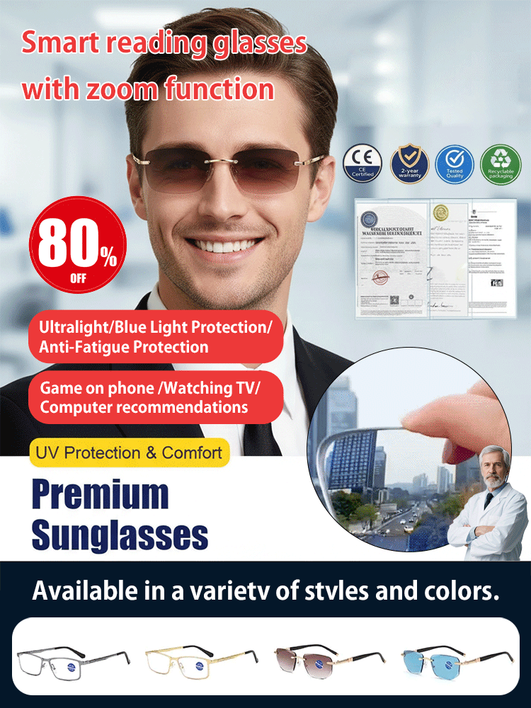 Smart Zoom Reading Glasses 
