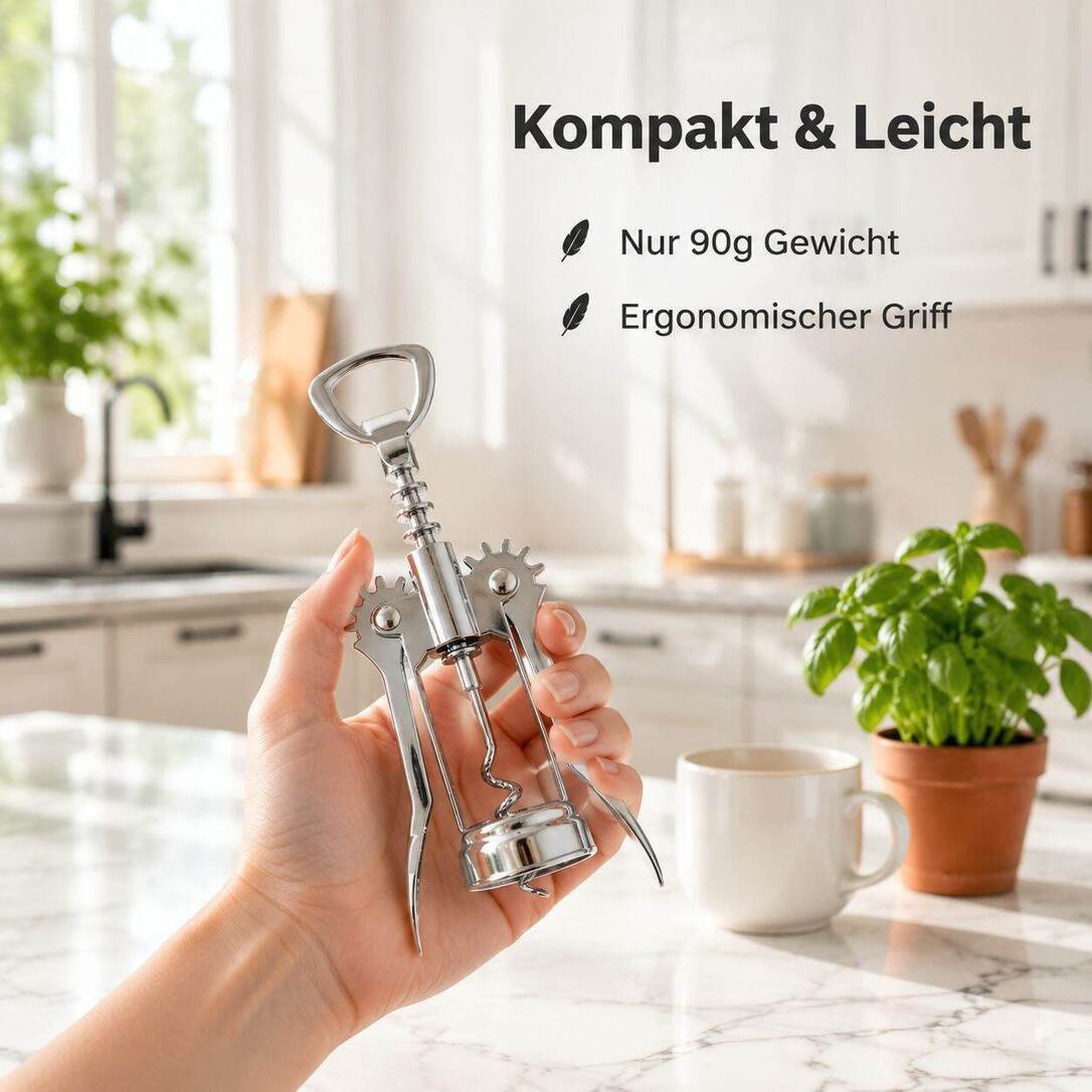 Multifunktionaler Weinöffner aus Zinklegierung für Familienfeiern