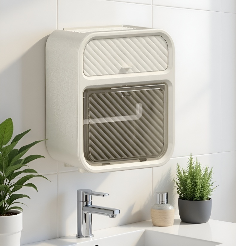 욕실 인테리어에 어울리는 모던 디자인 선반