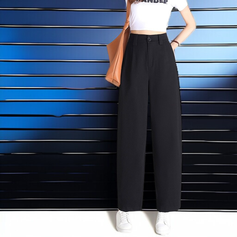 여름 슬랙스 무바지 밴딩 풍선 캐주얼 팬츠녀 무바지 와이드 슬림핏 팬츠