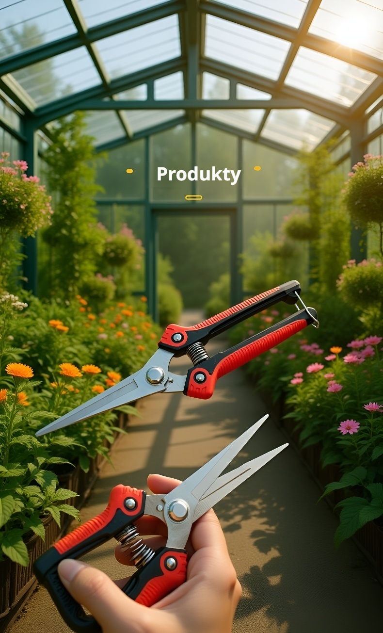 Ukázka použití sady na stříhání větví v zahradě