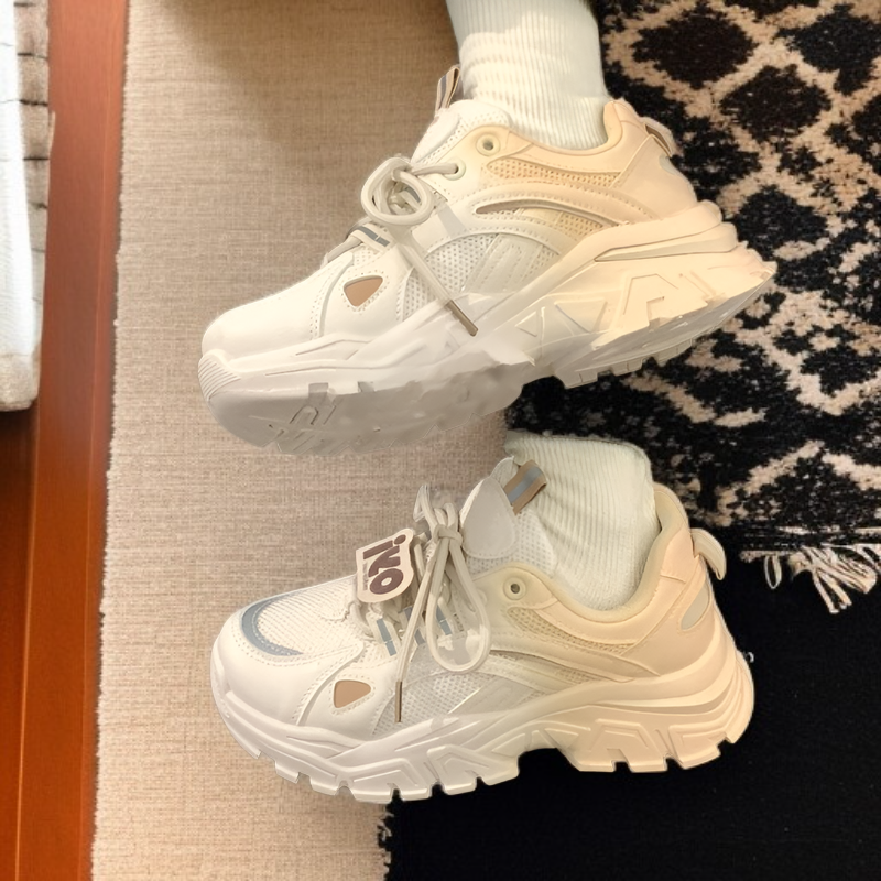 キャンパス秋厚底ポップスシューズ トレーナー 通気性 フォレストガンプ グラデーション ポップスシューズ