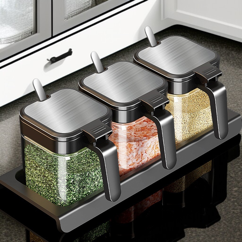 Organizador de condimentos con múltiples compartimentos