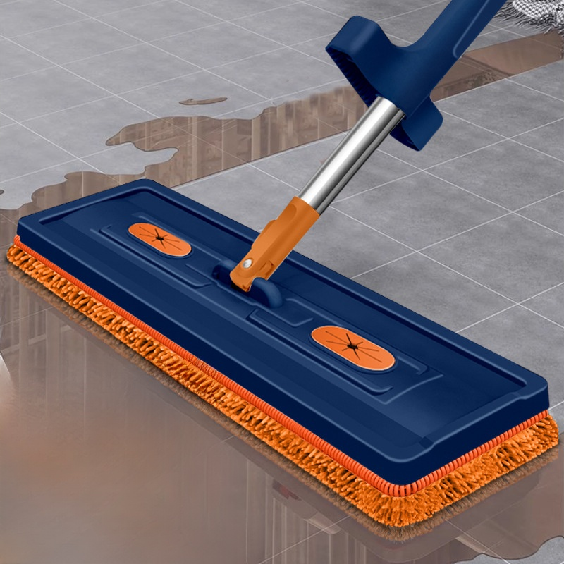 42CM 평판 걸레 액체 주입 가능 게으른 손세탁 필요 없음