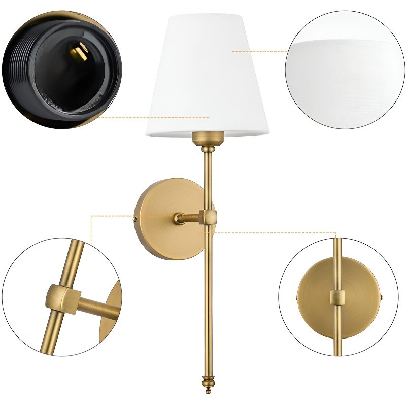Modern Luxury Wall Lamp with Remote Control