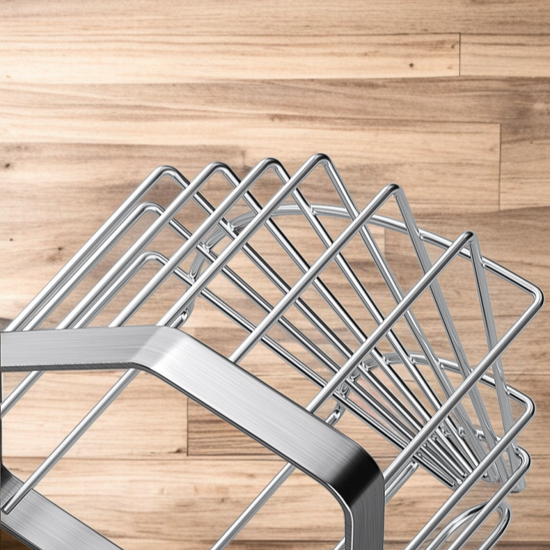 Kitchen wall-mounted stainless steel drain basket