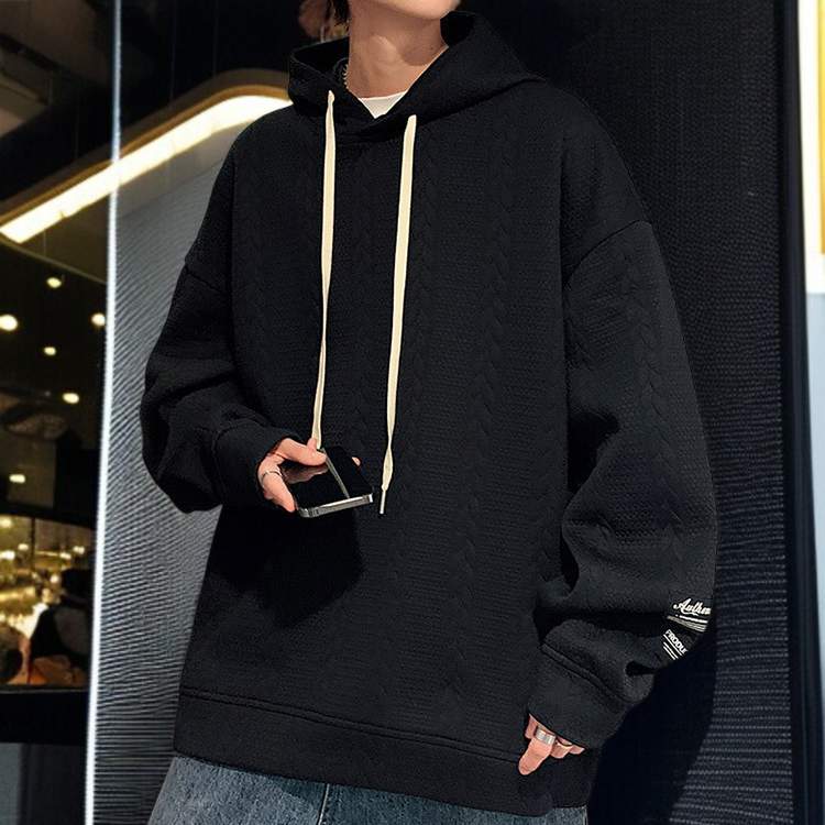 フード付きスウェットシャツメンズ春ルーズカジュアル長袖トレンディブランドオーバーサイズ秋カップルコート