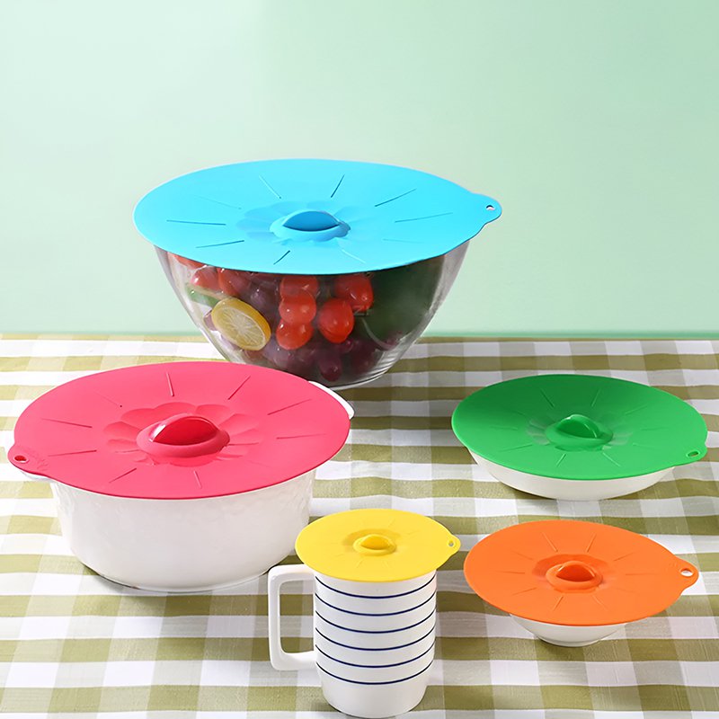 Fünf-Stück-Satz Silikon Frischschutz Abdeckung