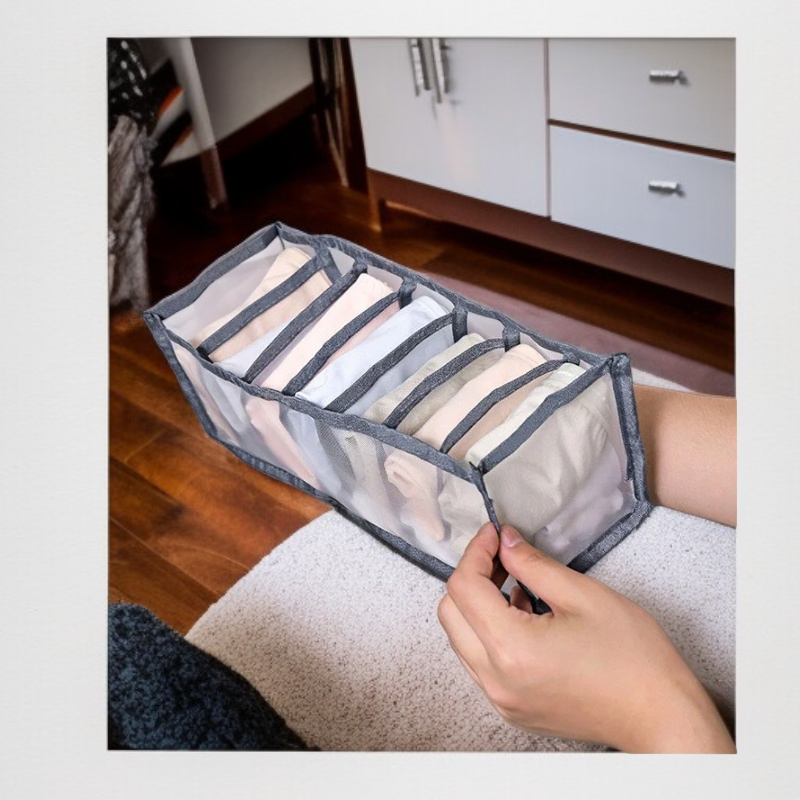 여성 가정용 수납함 망사 칸막이 속옷 수납함 서랍형 의류정리함 칸막이 양말정리칸 양말수납함