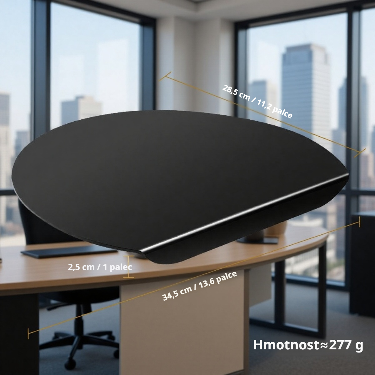 Akrylová protiskluzová krájecí deska na zeleninu a ovoce