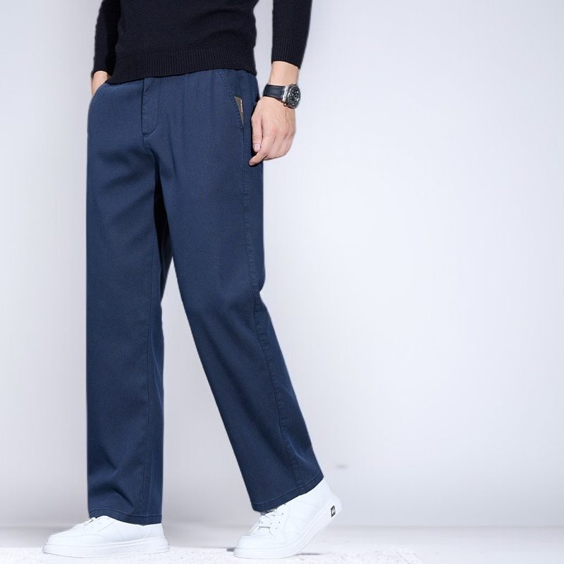 라이트 럭셔리 남성 팬츠 가을 남성 캐주얼 팬츠 와이드 팬츠