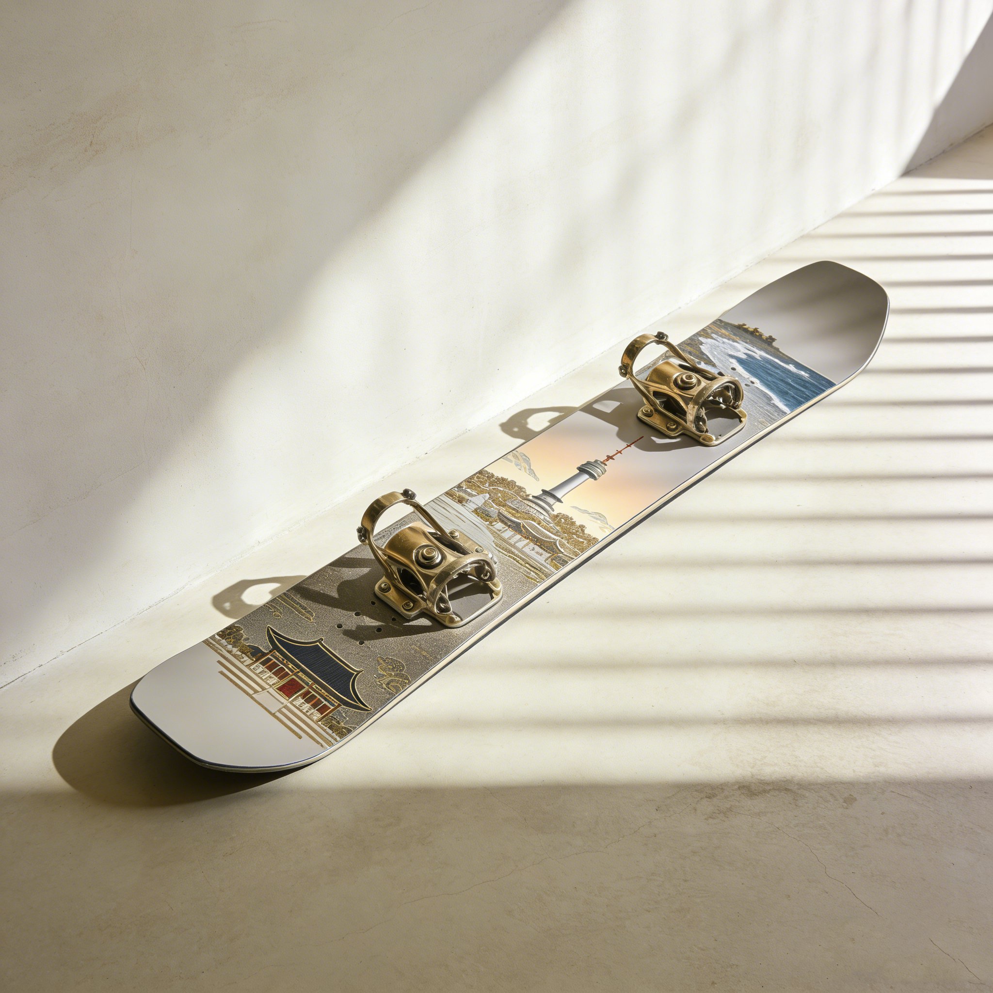 고급 스키 보드 전체 이미지