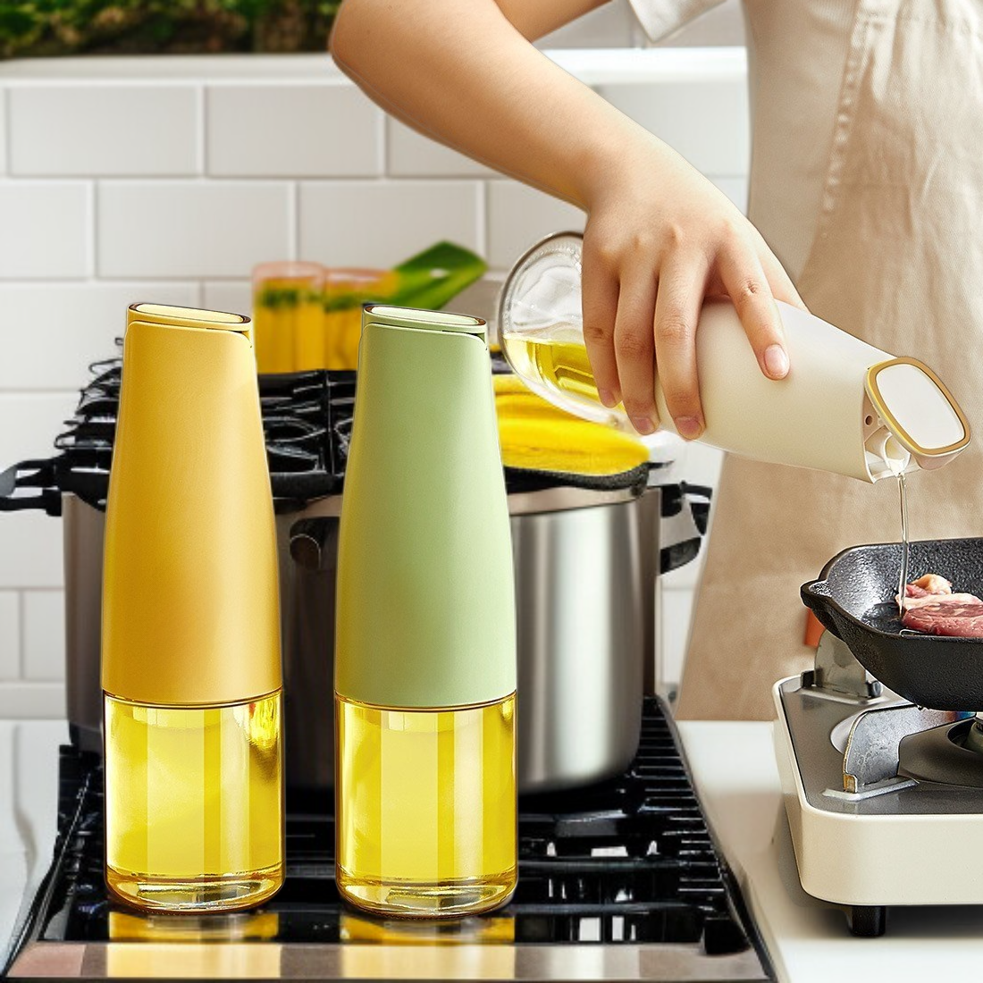 가정용 유리 양념통 및 양념보관함