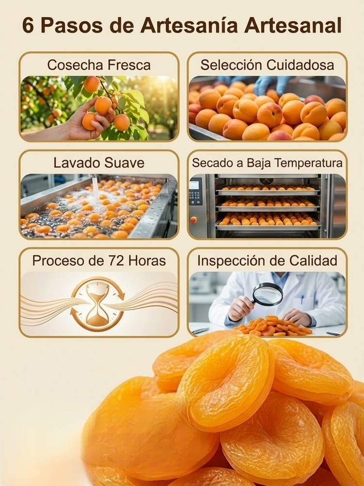 Albaricoques Secos de Xinzhou Recomendados por Médicos para la Salud Cardiovascular y Cerebral