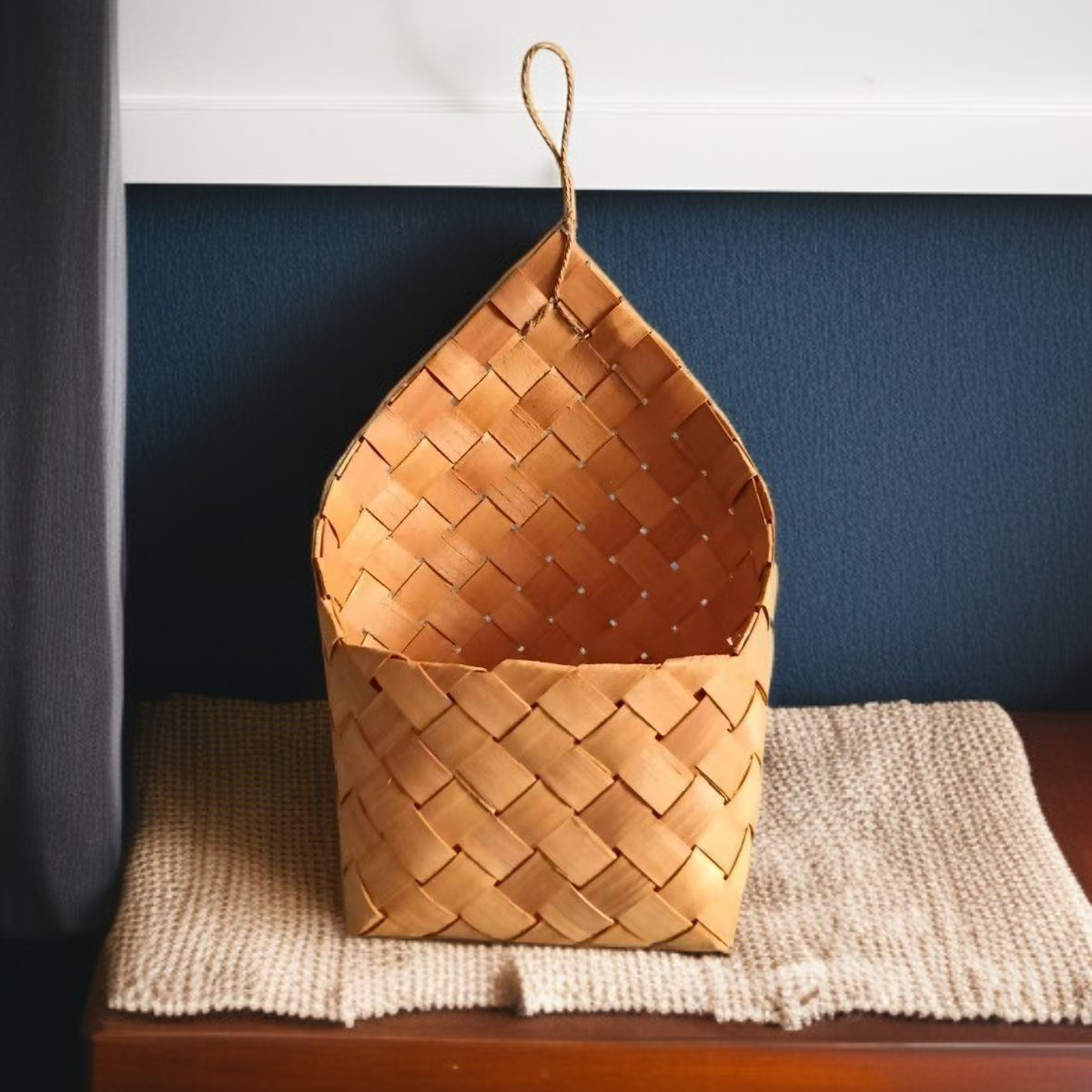 Wall Hanging Woven Basket