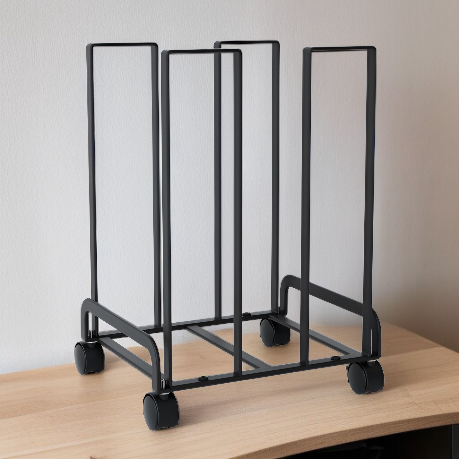 رف تخزين كرتوني متحرك على الطراز الياباني مع عجلات