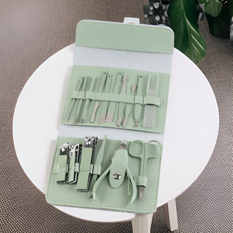 ชุดมีดแต่งเล็บและตะไบเท้าในบ้าน อุปกรณ์กำจัดเซลล์ผิวที่ตายแล้วแบบมืออาชีพ