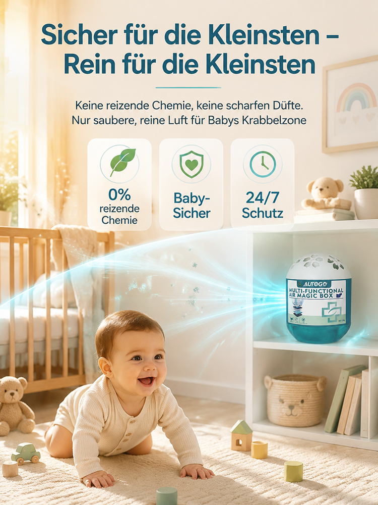 Mutter- und Baby-Schutz – Saugkasten mit Nettoabsaugfunktion