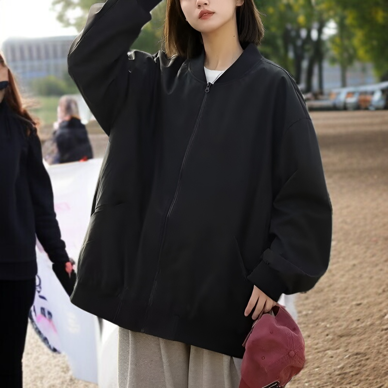 얇은 남성 코트 봄 신상 점퍼 착용샷