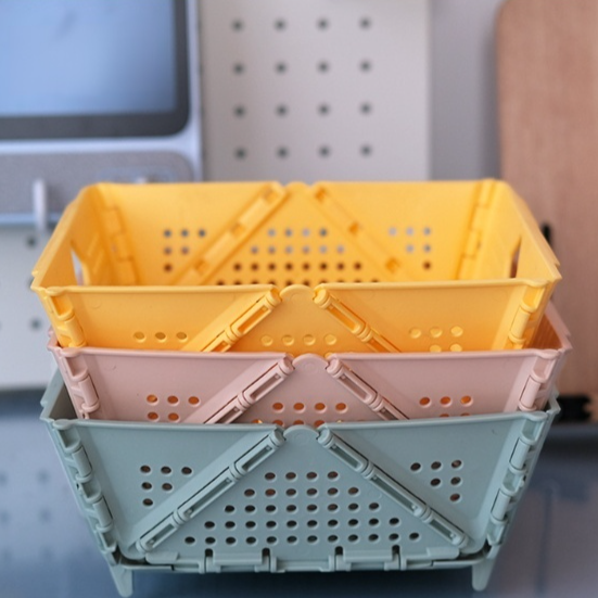 Portable Foldable Storage Basket