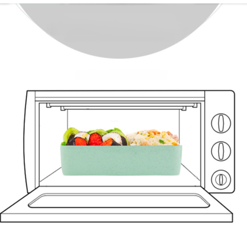 Wielofunkcyjny przenośny, dzielony pojemnik bento