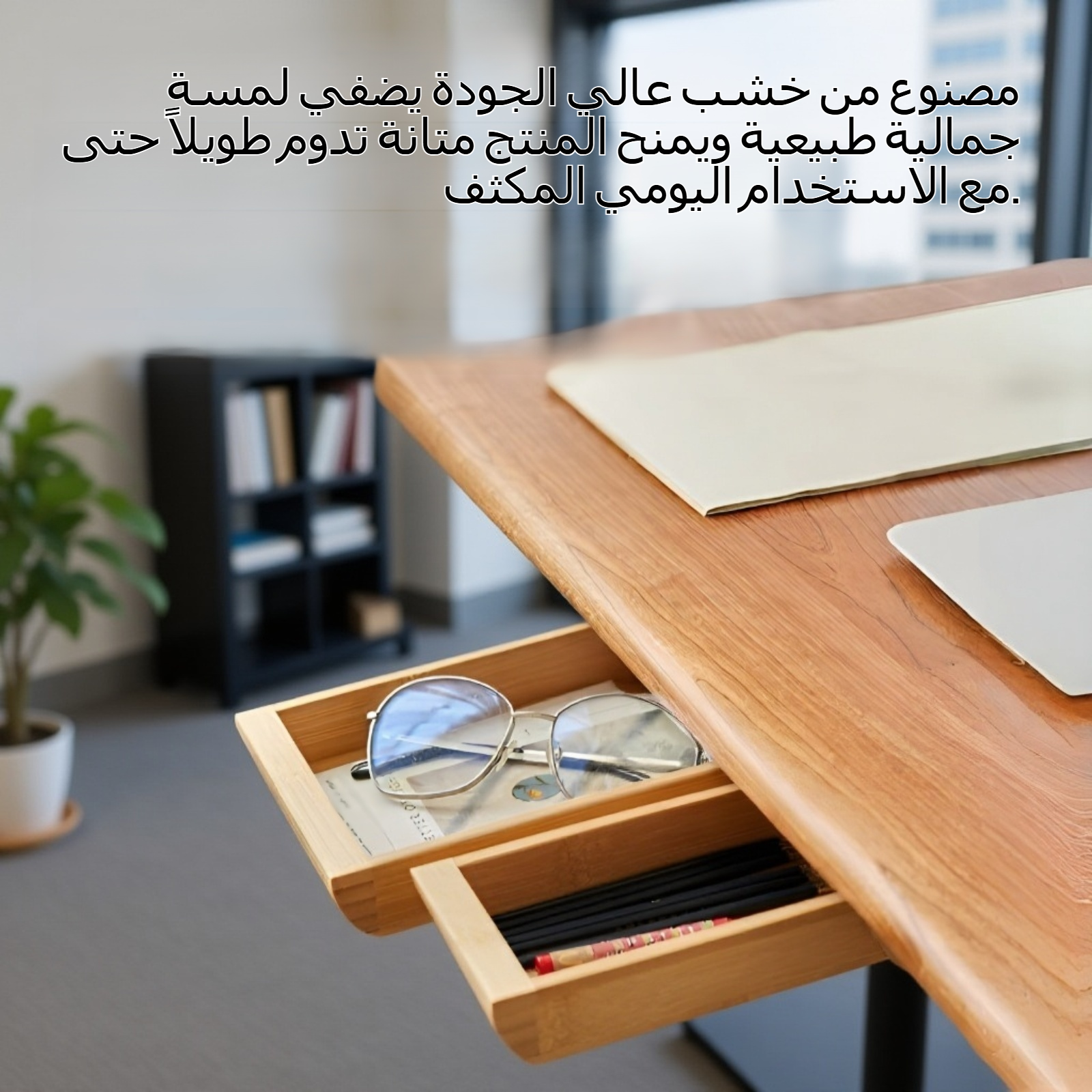 سحب نوع الخشب أشتات تلقي مربع تحت الطاولة