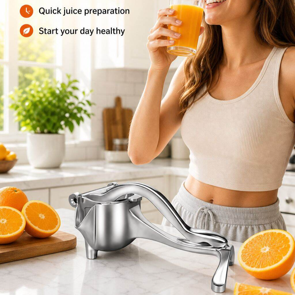 Portable Manual Juicer Small Fruit and Vegetable Separator Juice Press