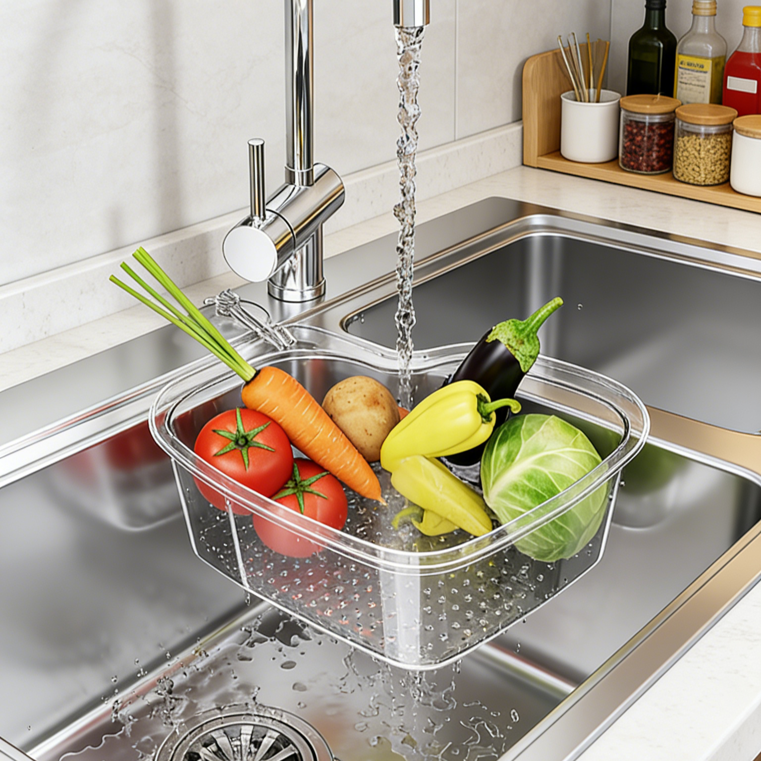 Cesta de drenaje para fregadero de cocina