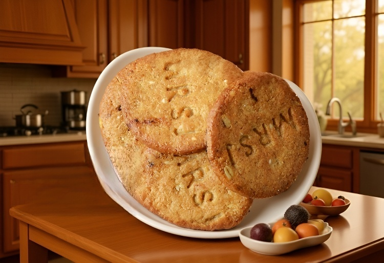 おしゃれな全粒粉ビスケットの盛り合わせ