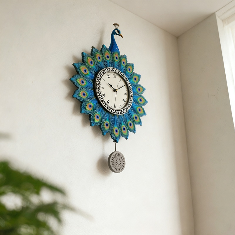 공작 예술 벽걸이 시계