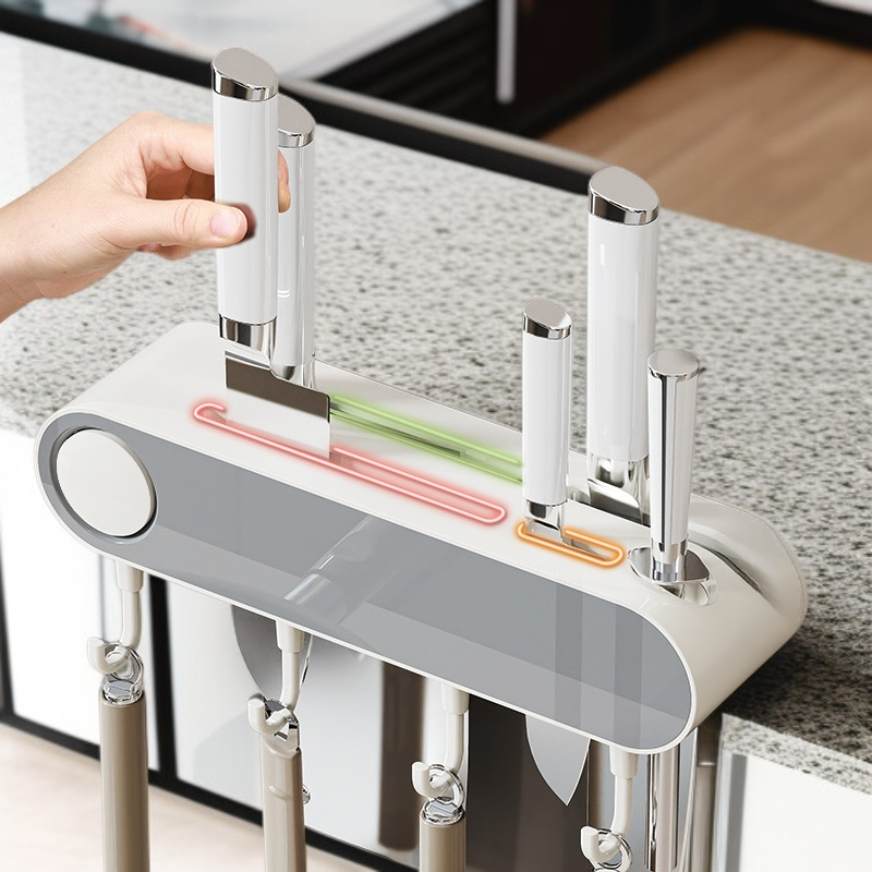 벽걸이 주방 전용 다용도 칼 수납 선반 숫돌 칼 수납 칼 선반 다용도 벽걸이 주방 칼 선반