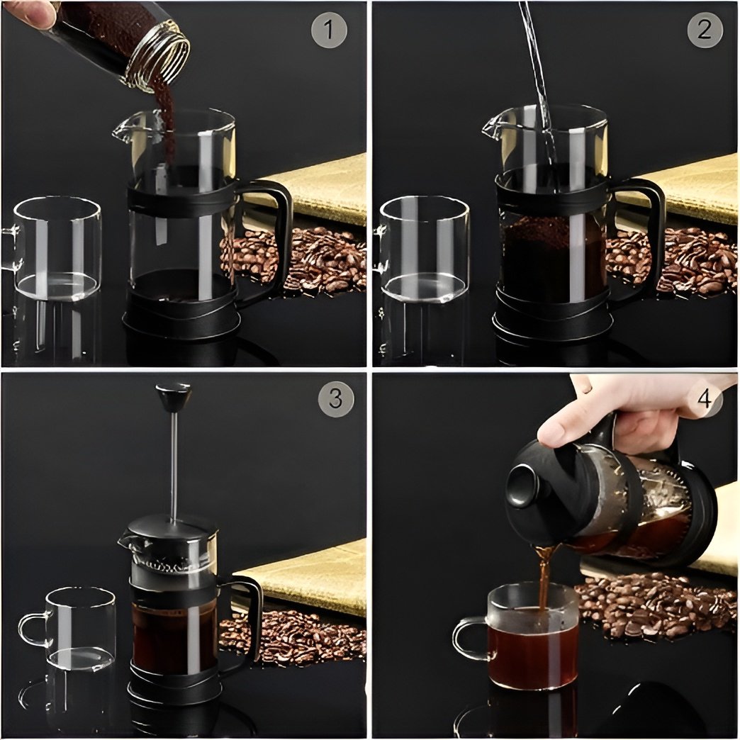 Stainless steel coffee maker with heat and cold resistance