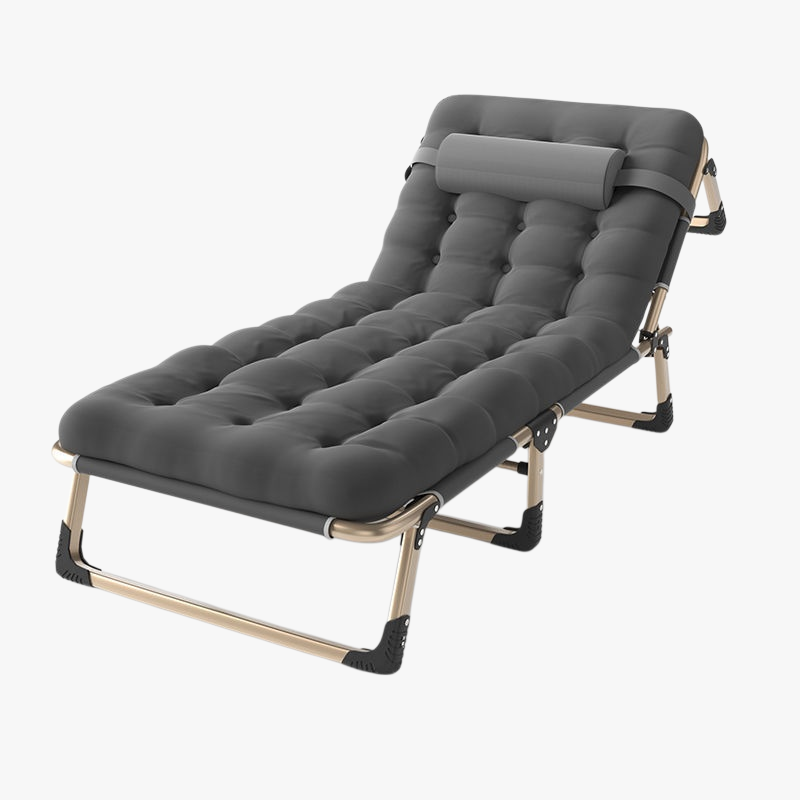 Matelas de lit de pause déjeuner pliant portable pour bureau, chaise d'accompagnement d'hôpital