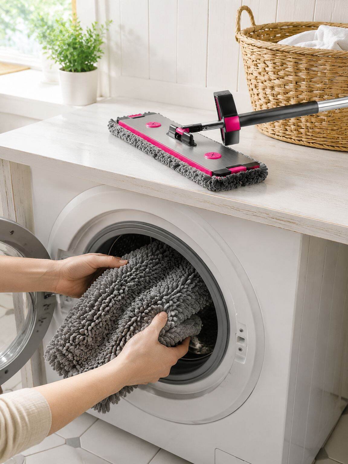 Environmentally safe household cleaning mop