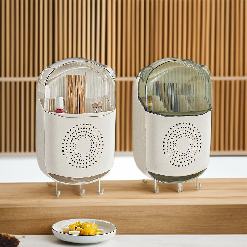 패션 벽걸이 수저 수납함 다용도 주방선반 패션 홈 수저통