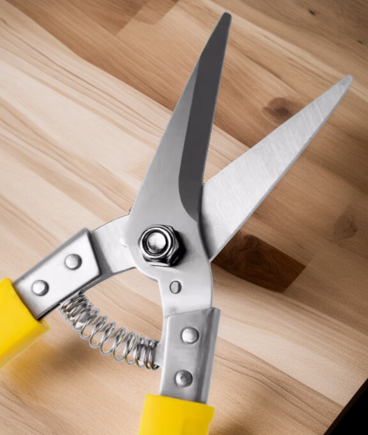 전기가위로 홈 및 와이어 절단