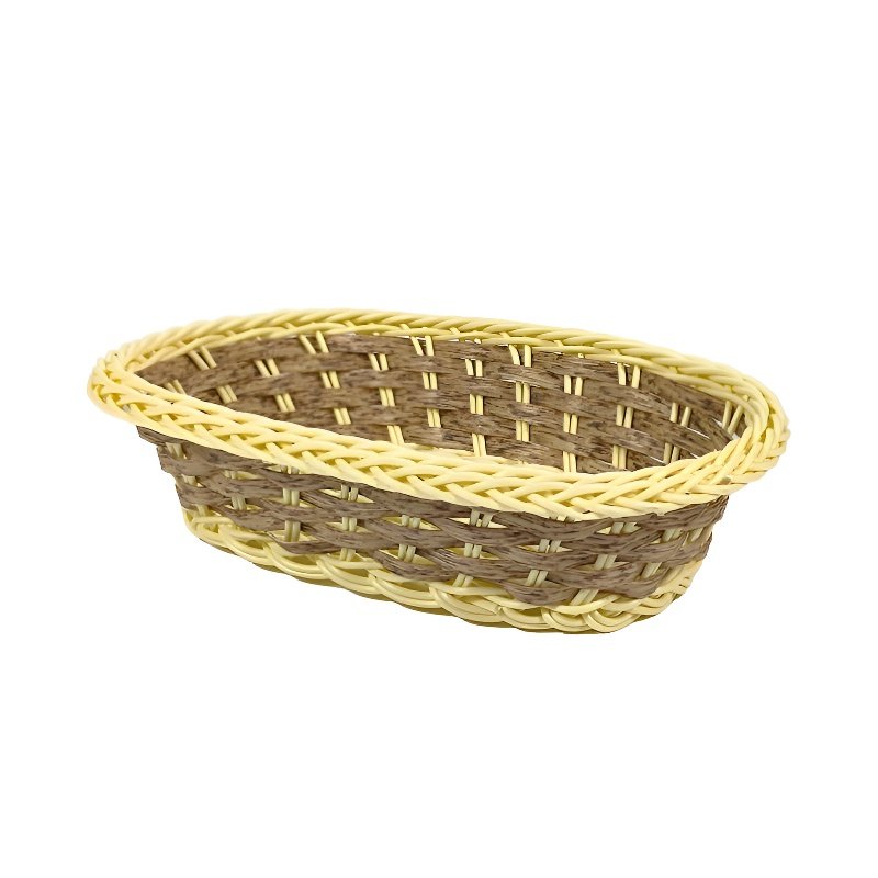 Kunst-Rattan Aufbewahrungskorb für Fernbedienungen und Kleinteile