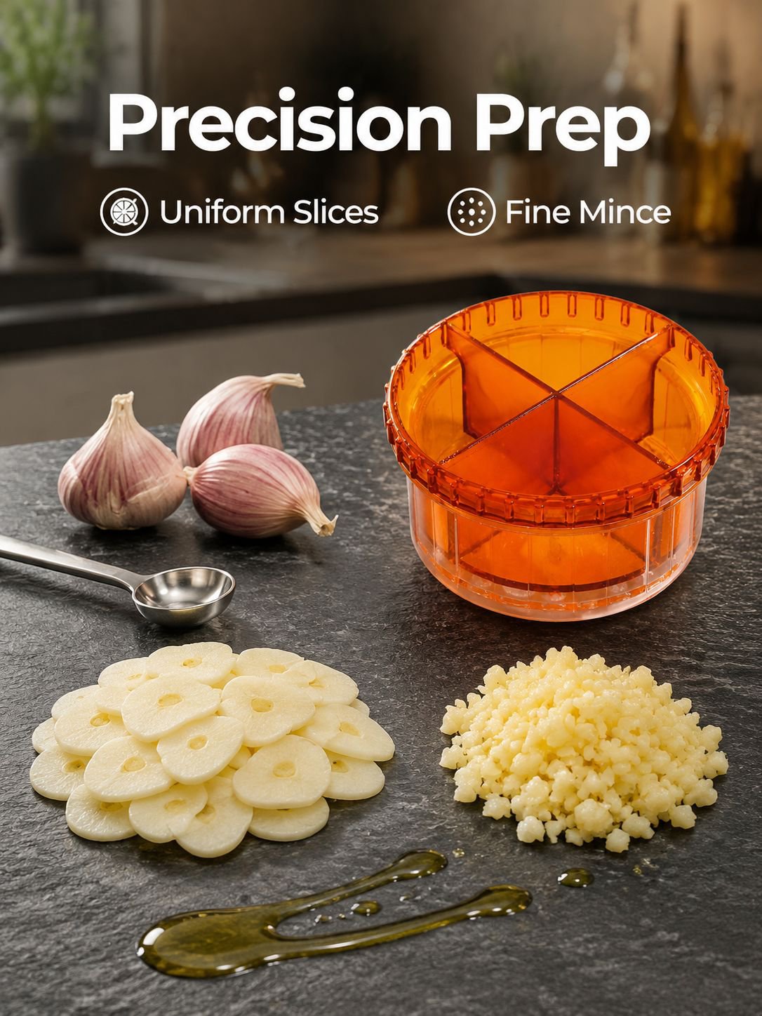 Multi-functional Garlic Press